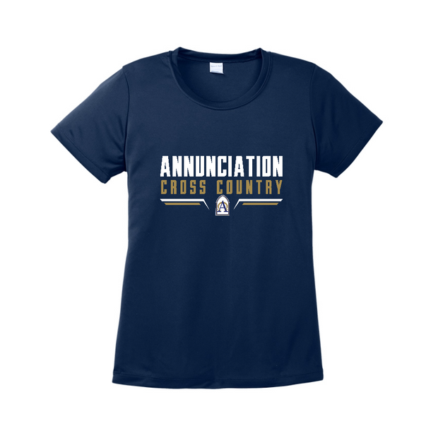 Annunciation Cross Country Womens Performance Tee