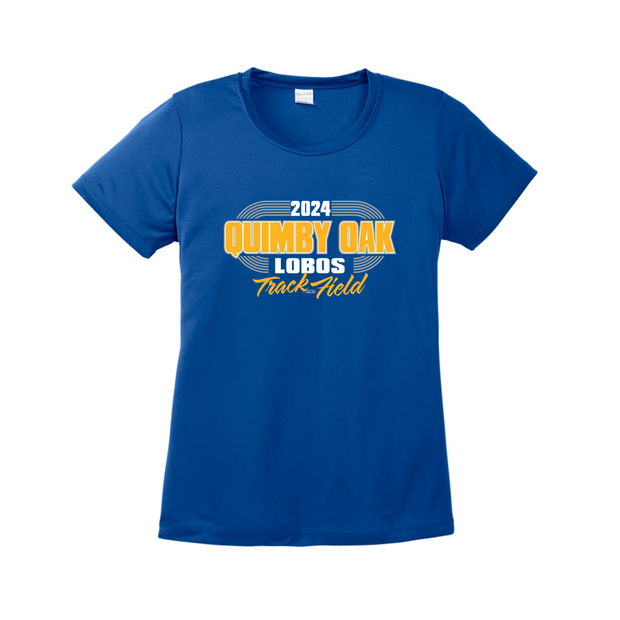 Quimby Oak 2024 Track and Field Womens Performance Tee