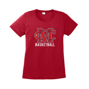 Modeston Christian 2024 Boys Basketball Womens Performance Tee