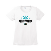 Christopher Boys Basketball Womens Performance Tee