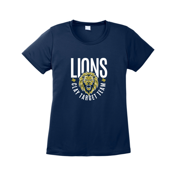 Lions Clay Target Team Womens Performance Tee