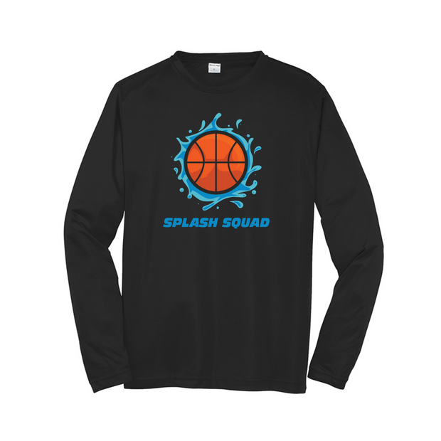 Splash Squad Basketball Long Sleeve Performance Tee