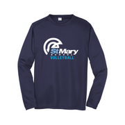 St. Mary's School Volleyball Long Sleeve Performance Tee