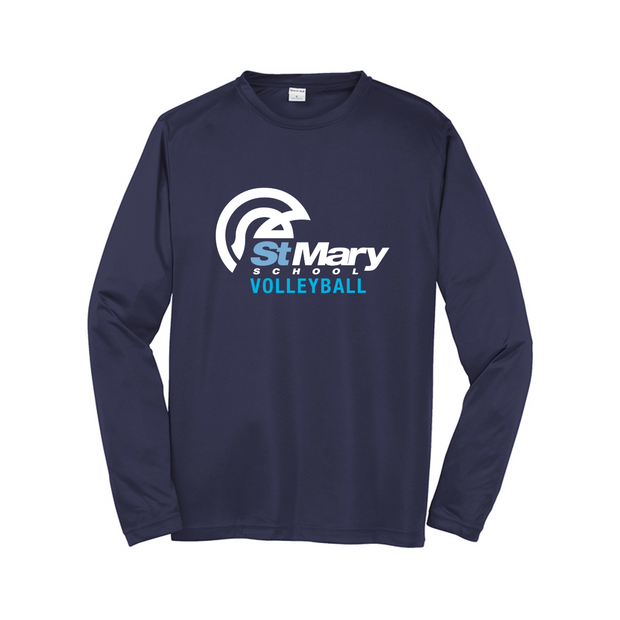 St. Mary's School Volleyball Long Sleeve Performance Tee