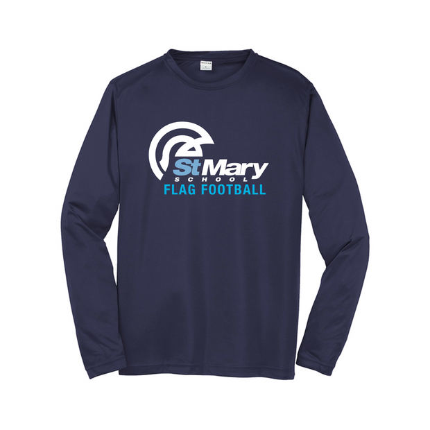 St. Mary's School Football Long Sleeve Performance Tee