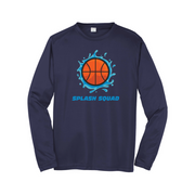 Splash Squad Basketball Long Sleeve Performance Tee