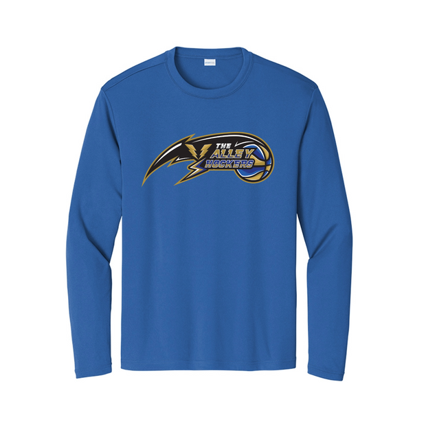 Valley Shockers Basketball Long Sleeve Performance Tee