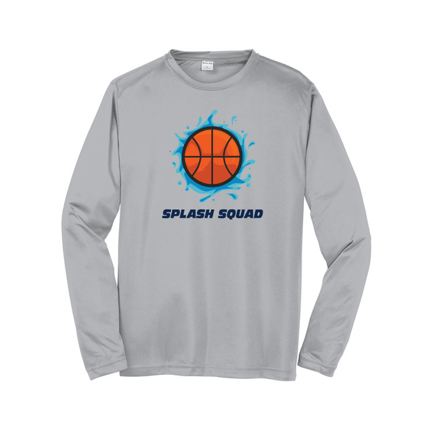 Splash Squad Basketball Long Sleeve Performance Tee