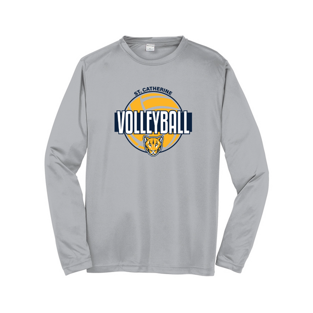 St. Catherine 2024 Volleyball Long Sleeve Performance Tee