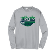 Palo Alto Huskies Basketball Long Sleeve Performance Tee