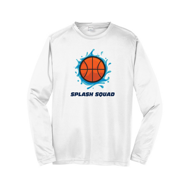 Splash Squad Basketball Long Sleeve Performance Tee