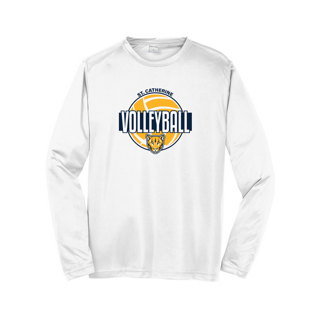 St. Catherine 2024 Volleyball Long Sleeve Performance Tee