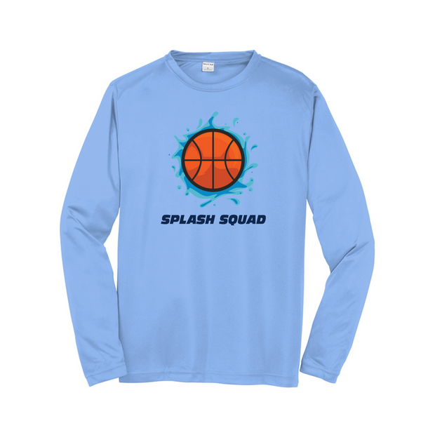 Splash Squad Basketball Long Sleeve Performance Tee