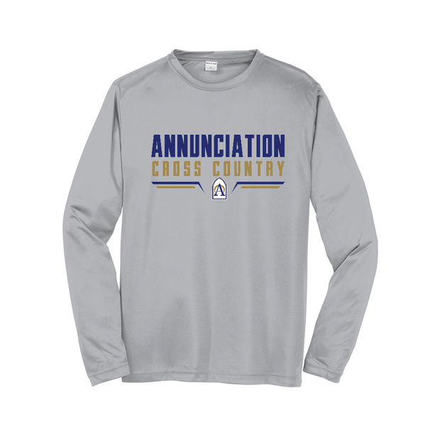 Annunciation Cross Country Long Sleeve Performance Tee