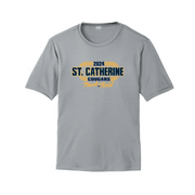 St. Catherine Track and field Short Sleeve Performance Tee