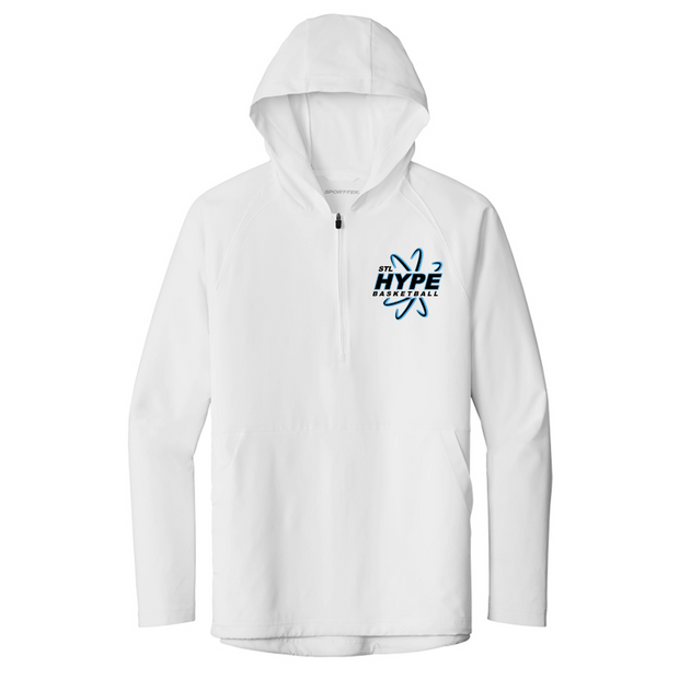 St. Louis Hype Basketball 1/2-Zip Long Sleeve Hooded Jacket