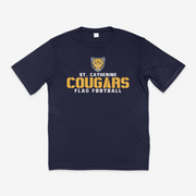 St. Catherine Flag Football Short Sleeve Performance Tee