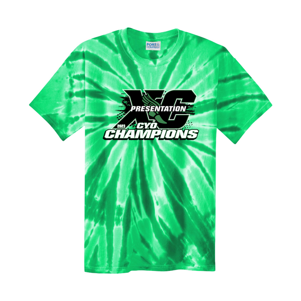 Presentation XC Champions Tie Dye Tee