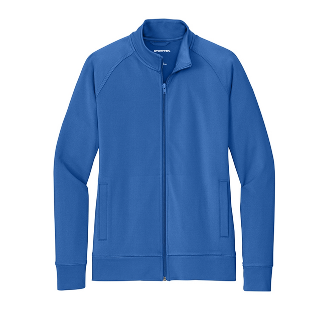 Sport-Tek Ladies Sport-Wick Stretch Full-Zip Cadet Jacket