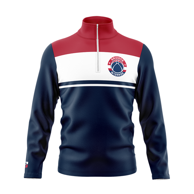 Driver Sublimated 1/4 Zip Pullover Jacket