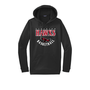 Stockton Hawks Basketball Fleece Hooded Pullover