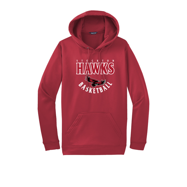 Stockton Hawks Basketball Fleece Hooded Pullover