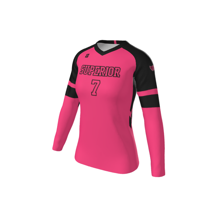 Volleyball Uniforms Elite Long Sleeve Volleyball Jersey. (x 8)