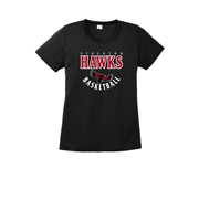 Stockton Hawks Ladies Basketball Performance Tee