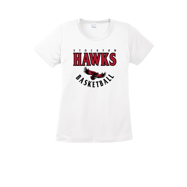 Stockton Hawks Ladies Basketball Performance Tee