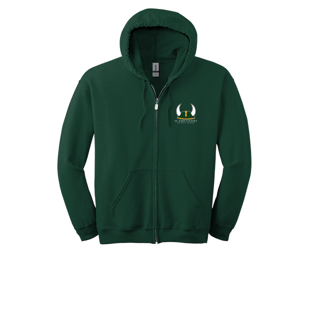 St. John Vianney Full Zip Cotton Hoodie