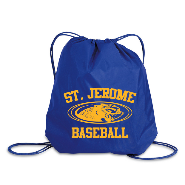 St. Jerome Baseball Cinch Bag
