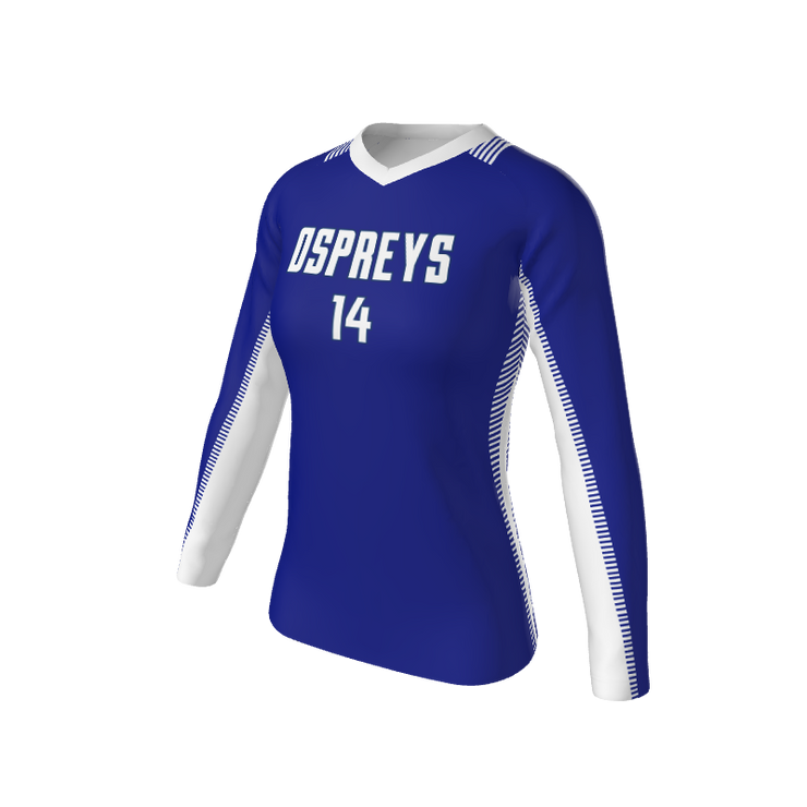 Volleyball Uniforms Spiker Volleyball Jersey Long Sleeve Volleyball Jersey. (x 9)