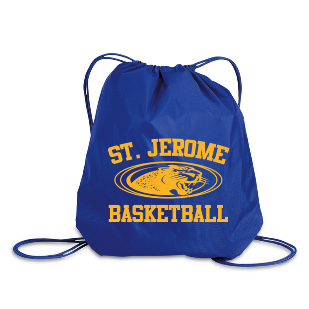 St. Jerome Basketball Cinch Bag