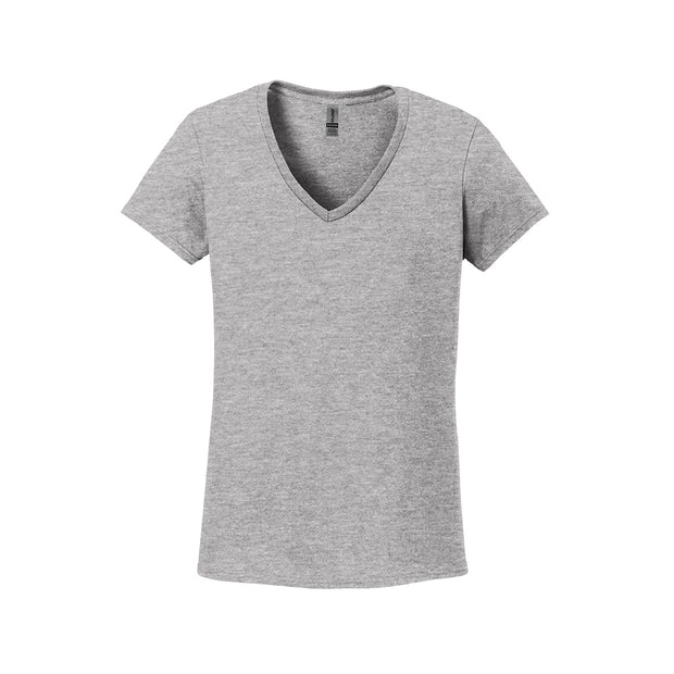 Gildan Ladies Cotton V-Neck T-Shirt