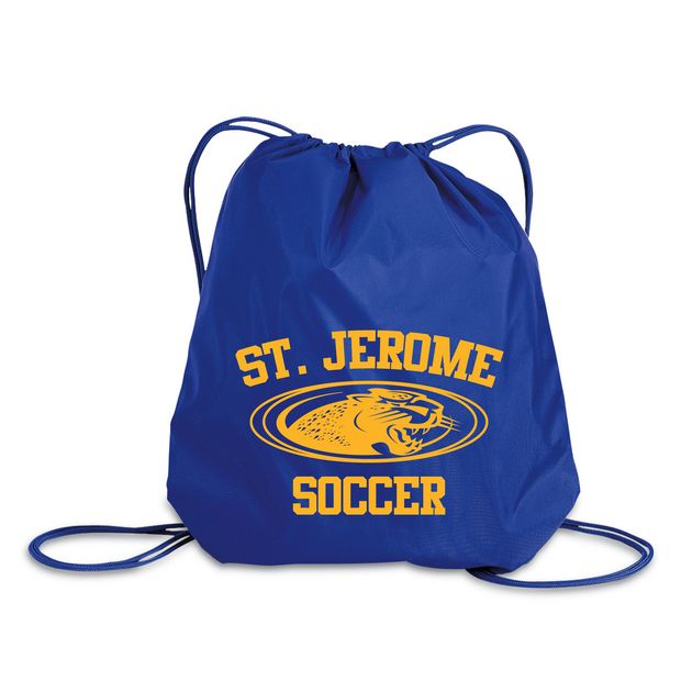 St. Jerome Soccer Cinch Bag