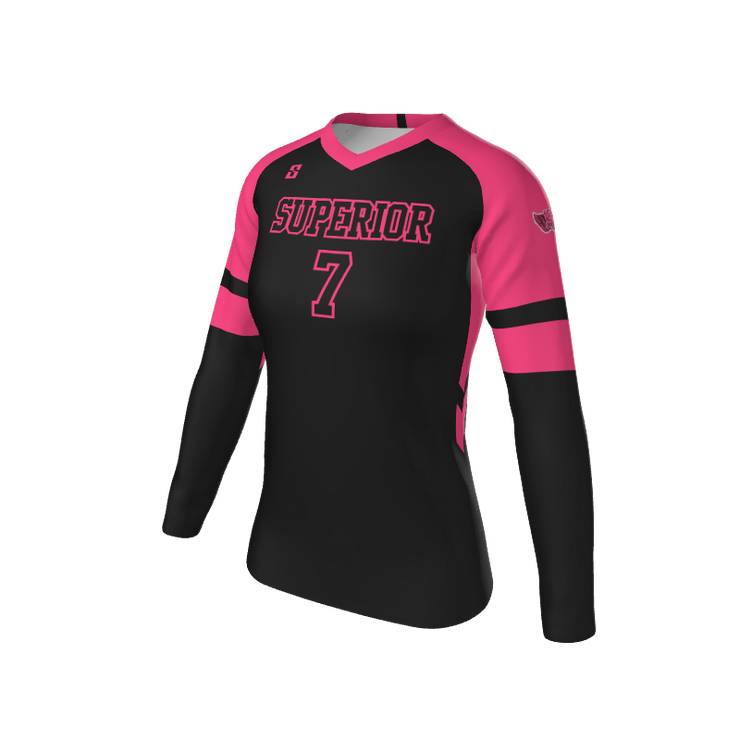 Volleyball Uniforms Elite Long Sleeve Volleyball Jersey. (x 17)