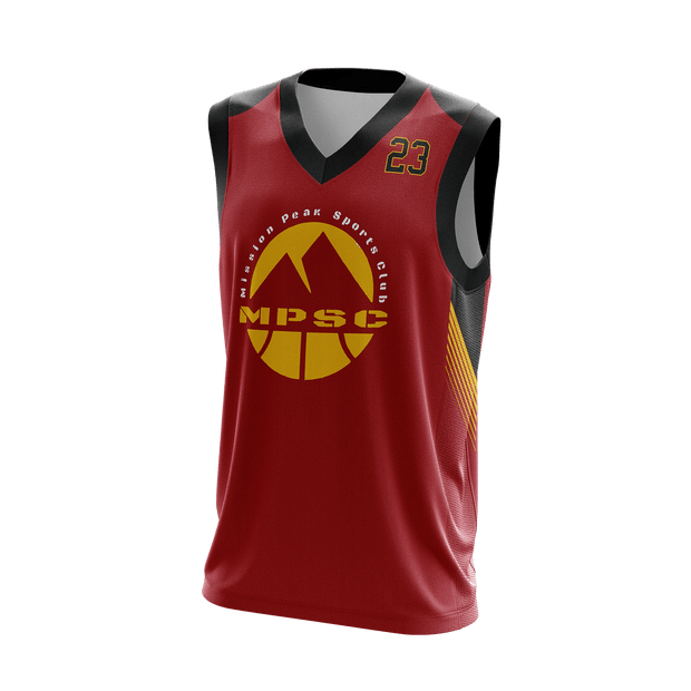 Mission Peak Reverse Basketball Jersey