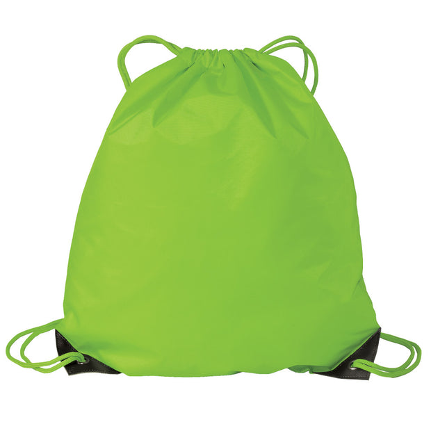 Image of a Port Authority Cinch Pack in green.