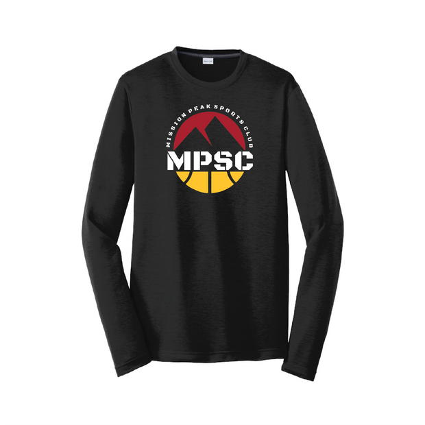 Mission Peak Basketball Long Sleeve Performance Tee