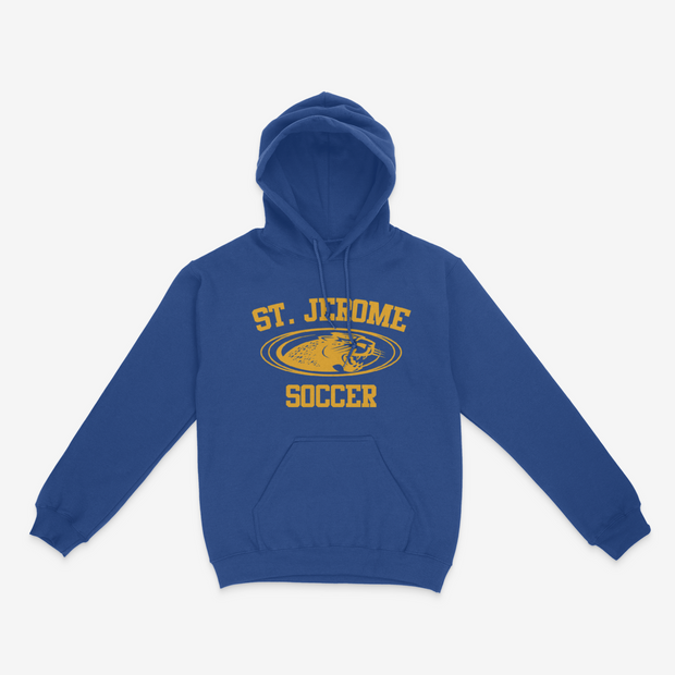 St. Jerome Soccer Cotton Hoodie