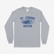 St. Jerome Soccer Long Sleeve Cotton Tee
