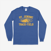 St. Jerome Track & Field Long Sleeve Cotton Tee