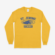 St. Jerome Soccer Long Sleeve Cotton Tee