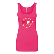 Image of a pink Bay Boi Ladies Tank Top. From Str8 Sports.