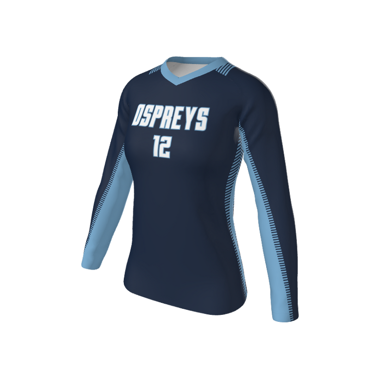 Volleyball Uniforms Spiker Volleyball Jersey Long Sleeve Volleyball Jersey. (x 8)