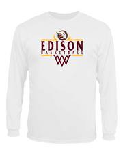 Edison Basketball Long Sleeve Performance Tee